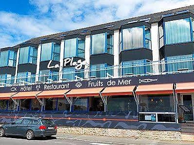 Hotel De La Plage Erquy Bagian luar foto
